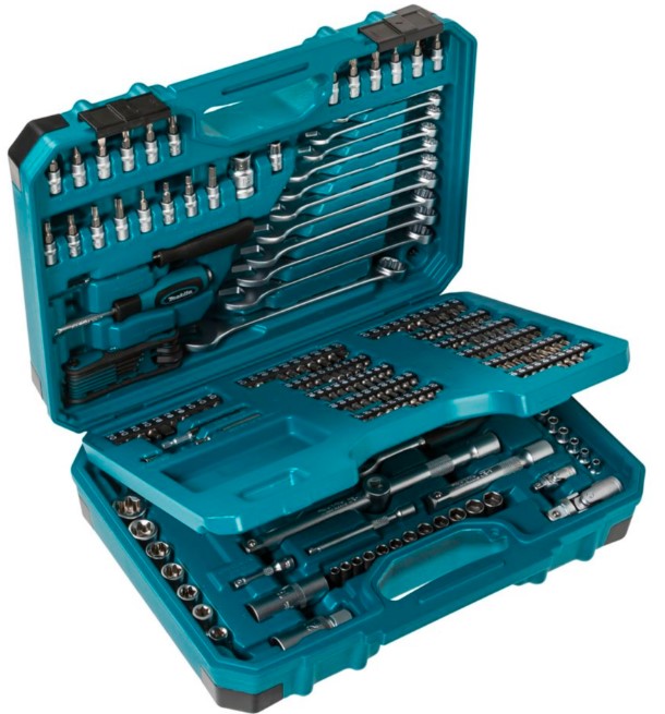 Makita E-10883 Werkzeugkoffer&nbsp;bestückt - 221-teiliges Werkzeugset