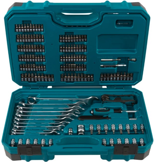 Makita E-10883 Werkzeugkoffer&nbsp;bestückt - 221-teiliges Werkzeugset