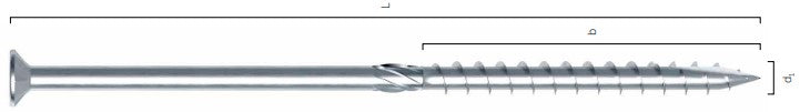 SNK HOLZBAUSCHRAUBE 10X260