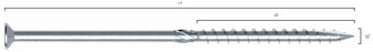 SNK HOLZBAUSCHRAUBE 10X160