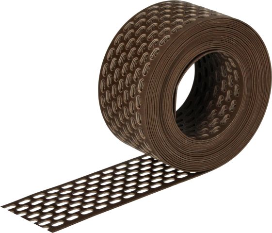 Schutzgitter 100 mm breit braun (Rolle= 60 m.)
