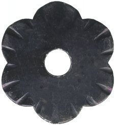Unterlagscheiben Zierform 14x80x4 mm schwarz