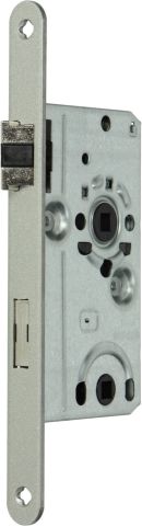 ZT-Einsteckschloss Flüstercomfort Kl. 2 BAD links Stulp 20 mm rund silber