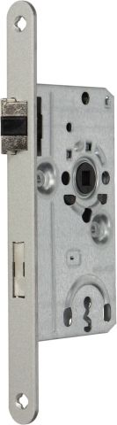 ZT-Einsteckschloss Flüstercomfort Kl. 2 BB links Stulp 20 mm rund silber
