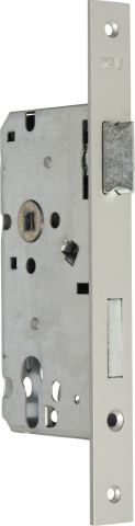 Zimmertür-Einsteckschloss KFV 114 Kl.2 PZ links Stulp 24 mm käntig altsilber