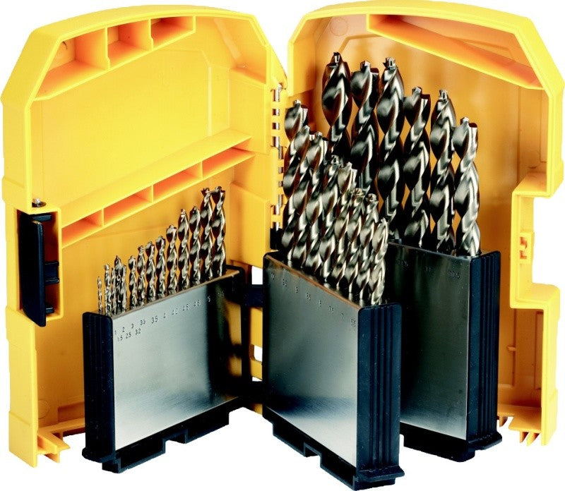 HSS-G Spiralbohrersatz Extreme2 DEWALT 29tlg. 1,0-13mm - Alu / Stahl