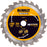Handkreissägeblatt HM 165x20x1,76 mm Z24 WZ/FZ 10° für DEWALT Akku-Maschinen