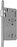 Zimmertür-Einsteckschloss KFV 115 1/2 Kl. 2 BB li/re Stulp 20 mm rund altsilber