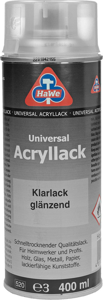 Acryl-Lackspray 400 ml Klarlack glänzend