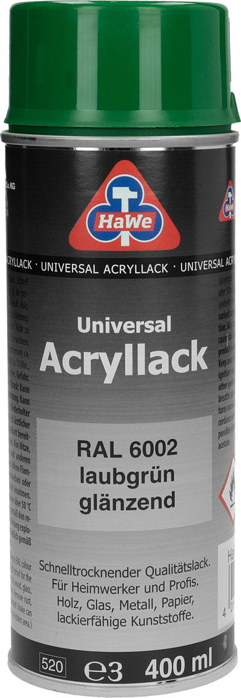 Acryl-Lackspray 400 ml laubgrün RAL6002 glänzend