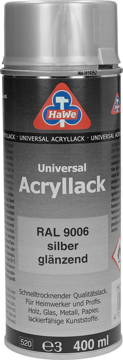 Acryl-Lackspray 400 ml silber RAL9006