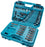 Makita E-10883 - Werkzeugkoffer bestückt