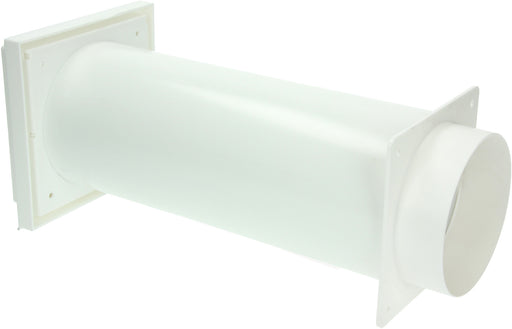 Mauerentlüftungskanal  Flachanschluss 110 x 53 / 270 - 480 mm