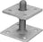 Stützenfuß PPB70G - Dorn M16x100 mm