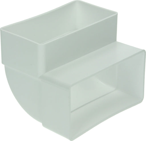 Umlenkbogen für Flachkanal 150x70 mm senkrecht