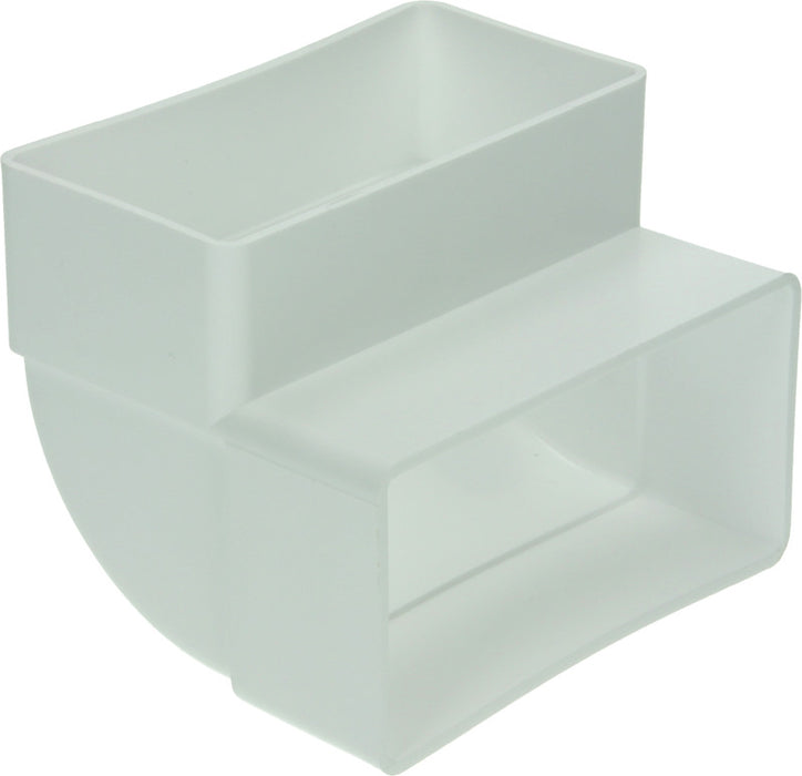 Umlenkbogen für Flachkanal 150x70 mm senkrecht