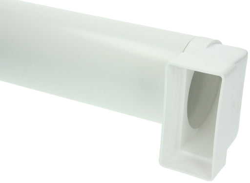 Umlenkstück 110x53 mm auf Rundrohr 100 mm