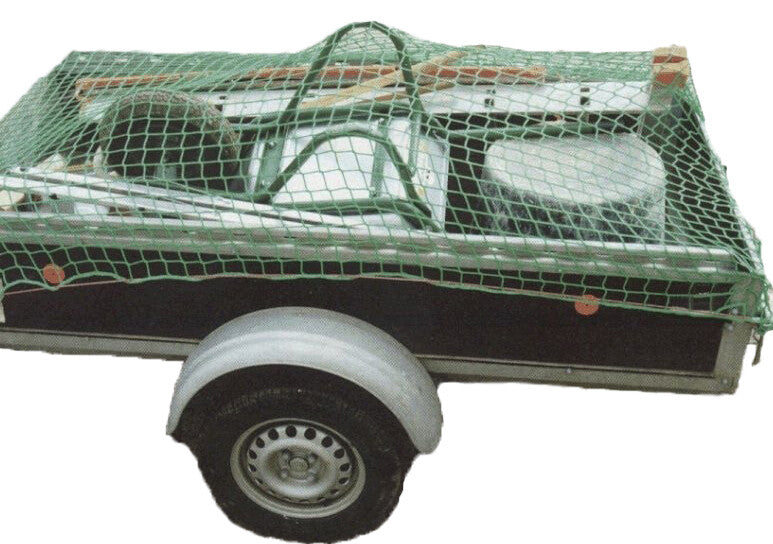 Anhängerabdecknetz 2,5 x 3,5 m / Maschenweite 45 mm / mit 6 mm Gummispannleine