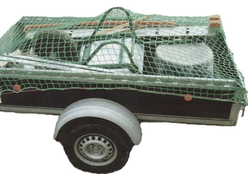 Anhängerabdecknetz 3 x 4 m / Maschenweite 45 mm / mit 6 mm Gummispannleine