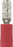 Rundstecker ø 4 mm rot isoliert 0,5 - 1,5 mm² (VE = 10 St.)