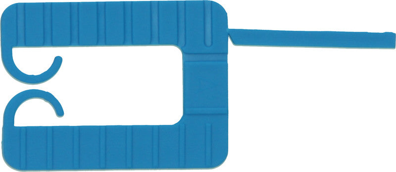 Unterlegplättchen mit Schlitz 2 mm blau 100 Stück