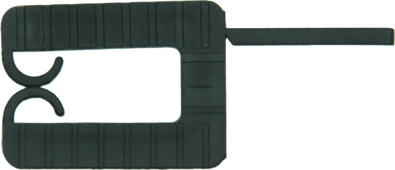 Unterlegplättchen mit Schlitz 6 mm schwarz 40 Stück