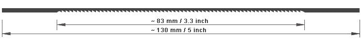 Laubsägeblätter  Holz  Standard  Gr.3  1 Dtz
