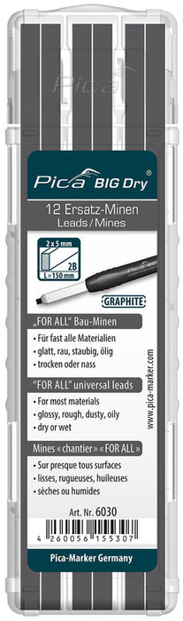 Ersatzminen-Set 6030 12-tlg. zu Pica BIG Dry für alle Oberflächen