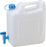 Wasser-Kanister / weiß / 12 l  / aus HDPE mit Ablasshahn