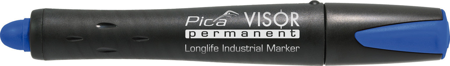 Longlife Permanent-Marker Pica-VISOR blau