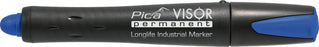 Longlife Permanent-Marker Pica-VISOR blau
