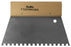 Zahnspachtel Viereckzahnung 6 x 6 mm, 200 mm breit / ZF C2