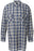 Flanellhemd blau front