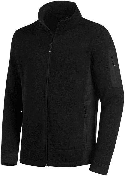 Strick-Fleecejacke Christoph schwarz Gr. 2XL