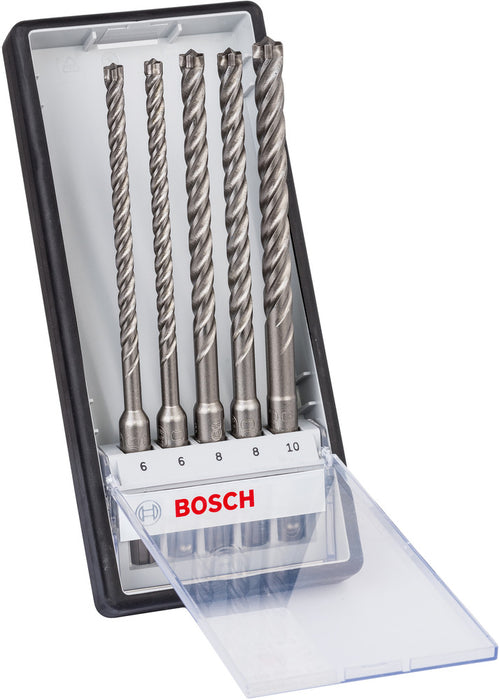 Hammerbohrer HM BOSCH 5tlg. SDS plus-7X Set, 6/6/8/8/10mm