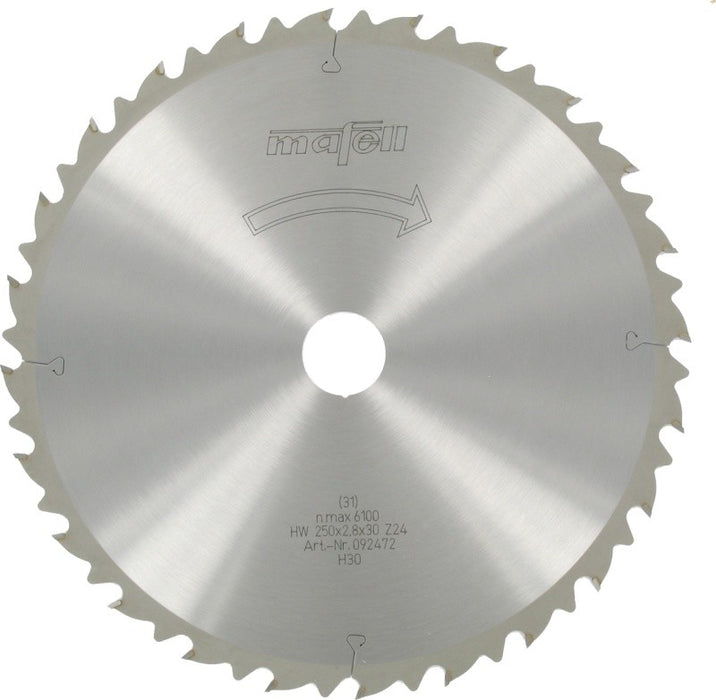 HM-Sägeblatt MAFELL 160x1,8x20 MS55 (F) Z16 Längsschnitt