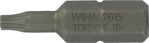 Biteinsatz Torx TX10 x 25 mm 1/4 Zoll Aufnahme Farbe grau