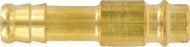 Stecker Messing DN 7,2 mit Schlauchtülle 6 mm