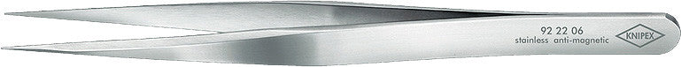 Präzisionspinzette Knipex 120 mm, gerade, spitz, blendfrei mattiert