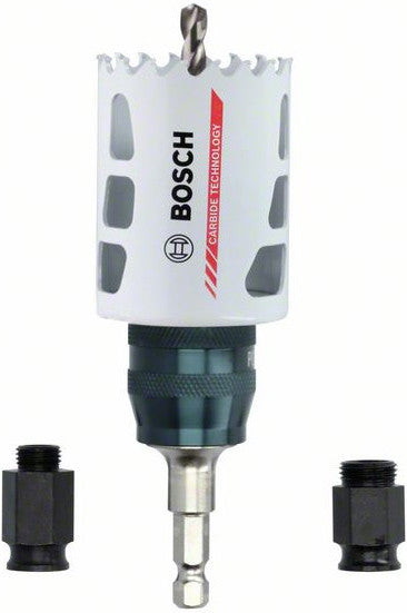 Hartmetall-Lochsäge HM Bosch m. Power-Change-Adapter 51 mm m. 2 Adapternüssen