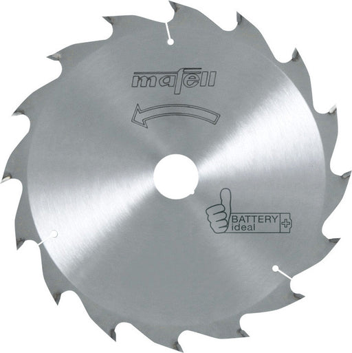 HM-Sägeblatt MAFELL 185x1,8x20 KSS60 Akku Z32 Längs- u. Querschnitte