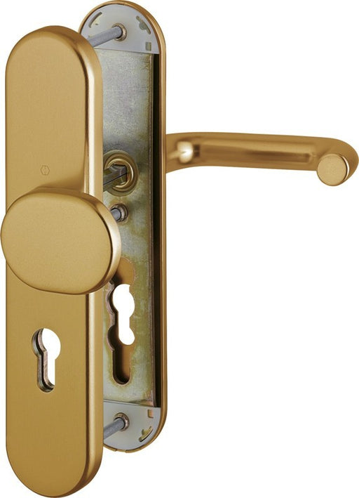 Zimmertür-Wechsel-Schutzgarnitur HOPPE Paris 12 mm PZ Alu bronze