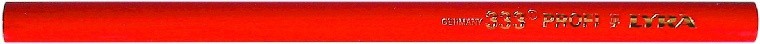 Zimmermannsbleistift 30 cm rot lackiert LYRA