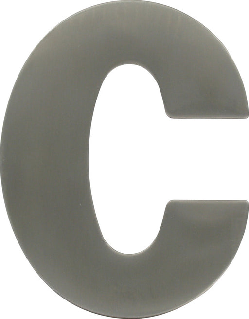 Hausnummer KARCHER Symbol "c" - Höhe 110 mm - Edelstahl matt
