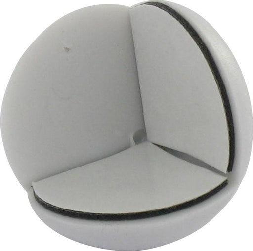 Türpuffer fürs Eck zum Ankleben weiß 25 mm Kunststoff