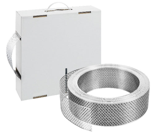 Schutzgitter Aluminium 80 mm breit Alu blank (Rolle= 60 m.)