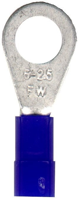 Ring-Kabelschuhe ø 5 mm blau isoliert 1,5 - 2,5 mm² (VE = 10 St.)