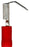 Abzweig-Flachsteckhülse 6,3 x 0,8 mm rot isoliert 0,5 - 1,5 mm² (VE = 10 St.)