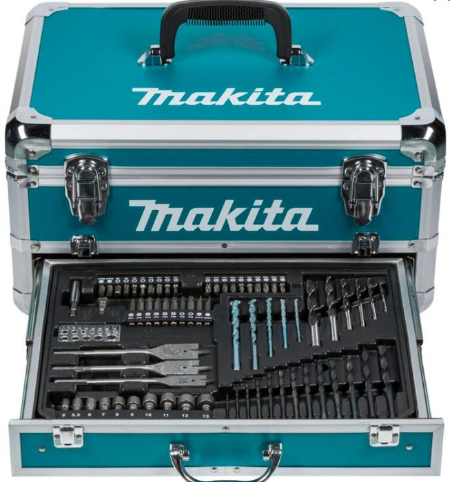 Akku-Schlagbohrschrauber: Makita HP457DWEX4 + Zubehörset