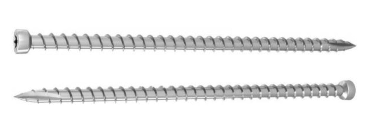 Vollgewindeschrauben ROTHOBLAAS VGZ Zylinderkopf 9x240 mm TX40 weiß vz.